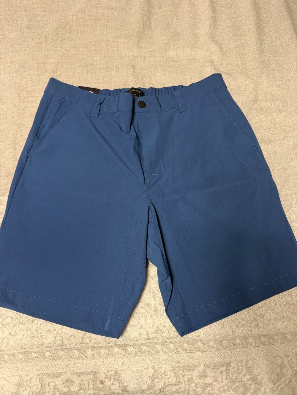 Banana Republic Men's Blue Flat-Front Shorts